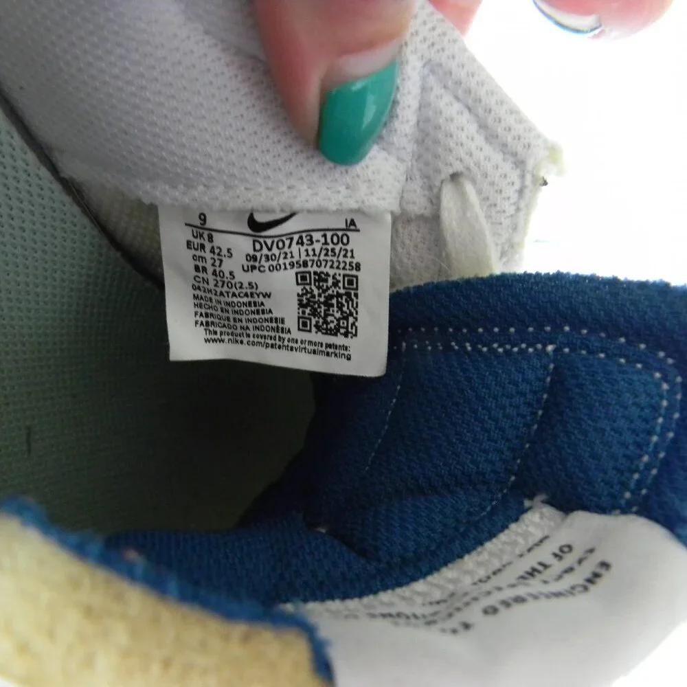 Nike Waffle Debut White Mint Foam Gum MEN'S SZ 9 - Picture 6 of 7
